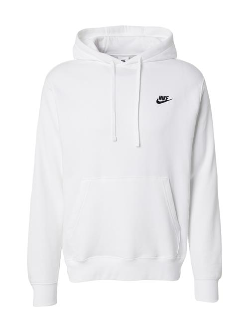 Nike Sportswear Sweatshirt 'Club Fleece'  sort / hvid