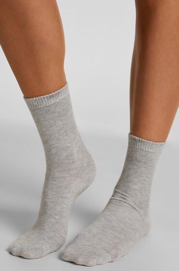 Hunkemöller Crew-sokker i modal Grå