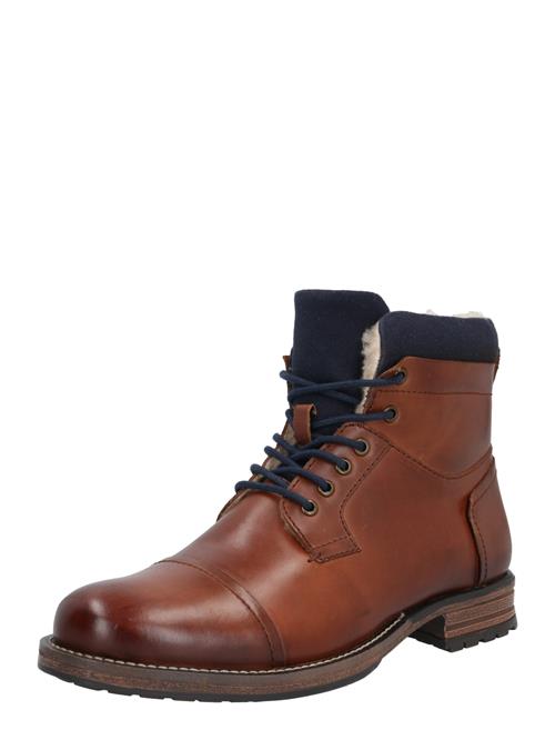 ABOUT YOU Snørestøvler 'Finn'  cognac