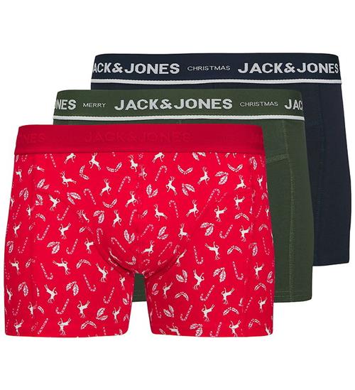 Jack & Jones Boxershorts - 3-pak - JacDeer - Sky Captain/ True R