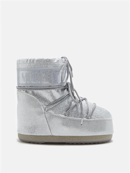 Moon Boot Mb Icon Low Glitter Snestøvler Silver  Silver-33-35 EU  Sølv  33-35 EU  kvinde