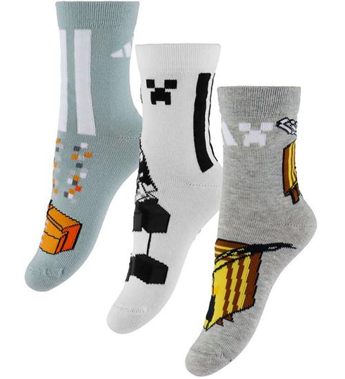 adidas Performance Strømper - 3-pak - LK Minecraft - Wosa/Mgreyh
