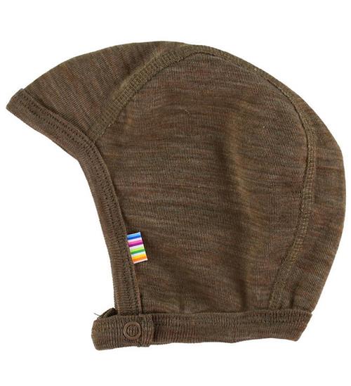 Joha Babyhjelm - Uld/Silke - Brun Meleret