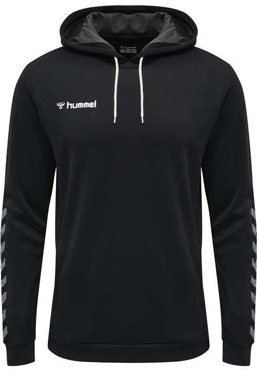 Hummel Sportsweatshirt 'Poly'  sølvgrå / sort / hvid