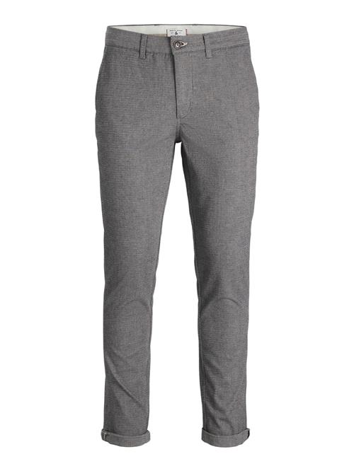JACK & JONES Lærredsbukser 'JPSTMarco JJFury'  grå-meleret