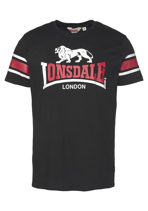 LONSDALE Bluser & t-shirts  rød / sort / hvid