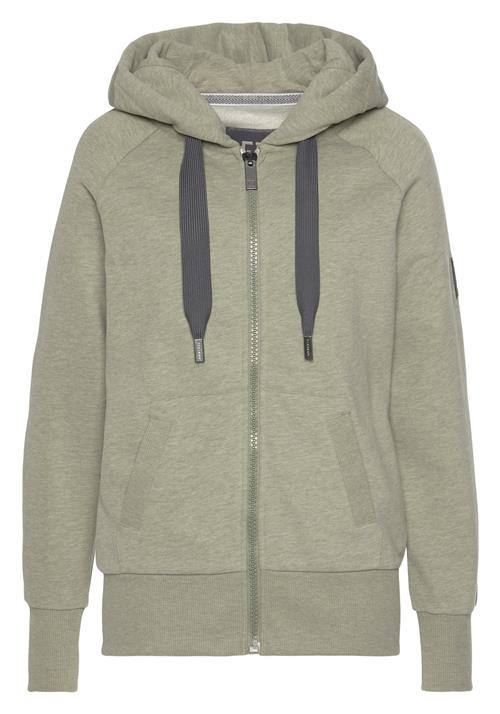 Elbsand Sweatjakke  grøn-meleret