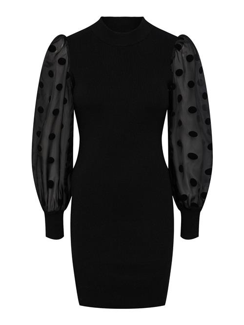 YAS Strikkjole 'DOTME'  sort