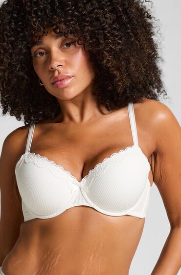 Hunkemöller Formstøbt bøjle-bh Lola Hvid