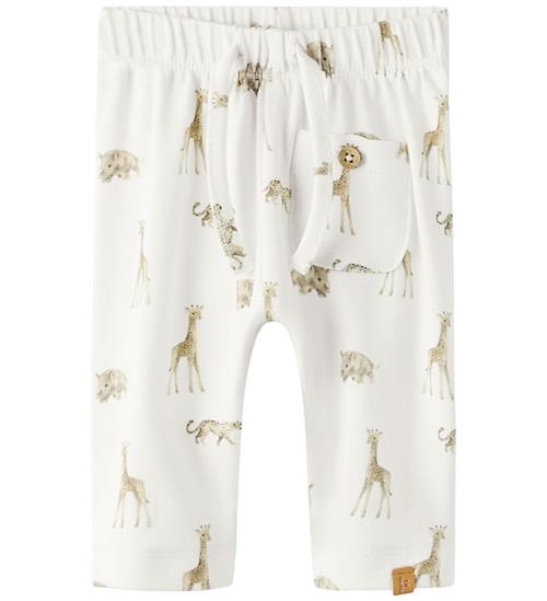 Lil' Atelier Bukser - NbmGayo - Coconut Milk/Animals