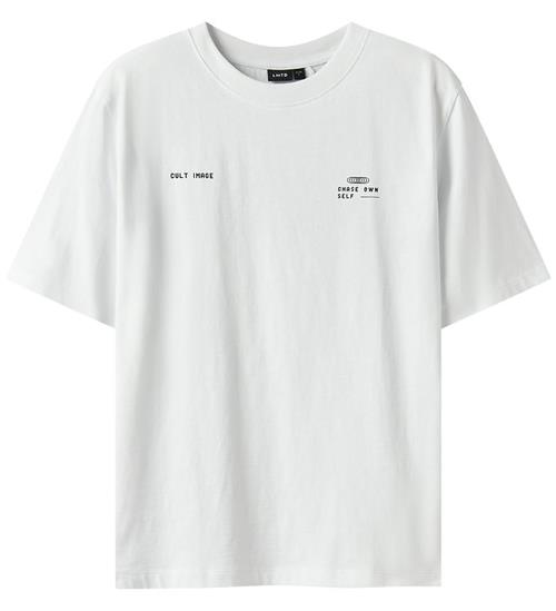 LMTD T-shirt - NlnBature - Bright White/Dark Sapphire