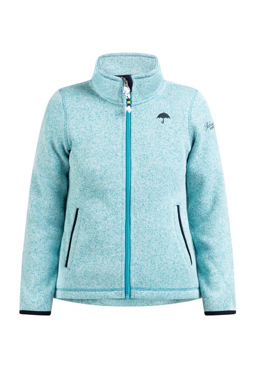Schmuddelwedda Fleecejakke  turkis / lyseblå / sort