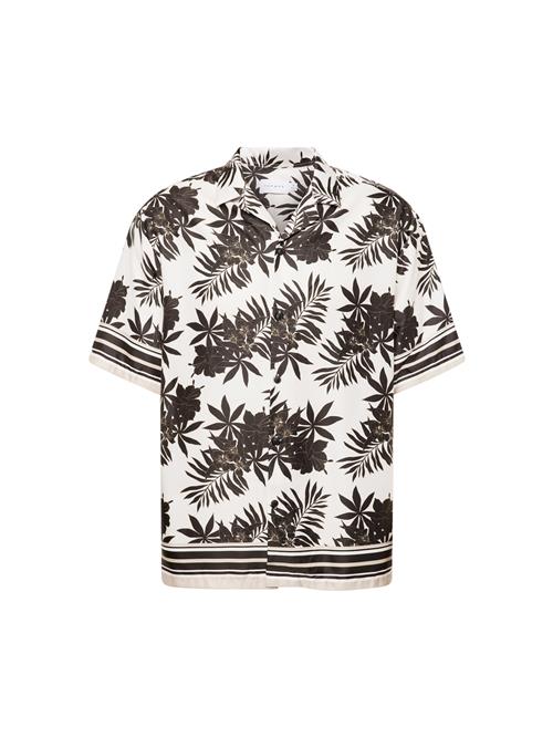 TOPMAN Skjorte  sort / hvid