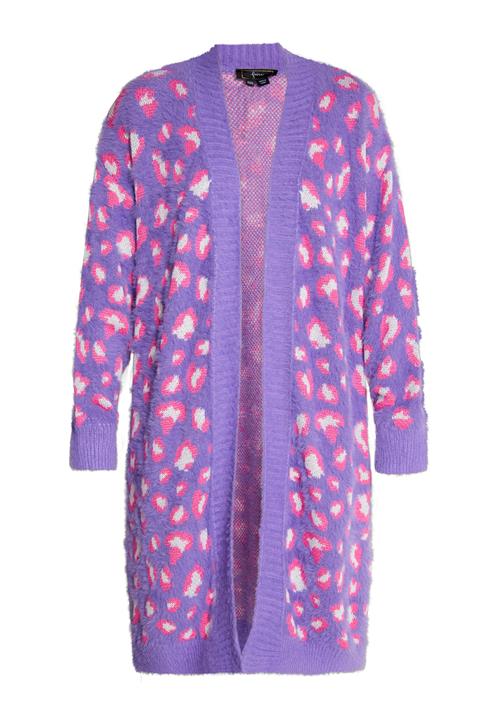 faina Cardigan  lilla / pink / hvid