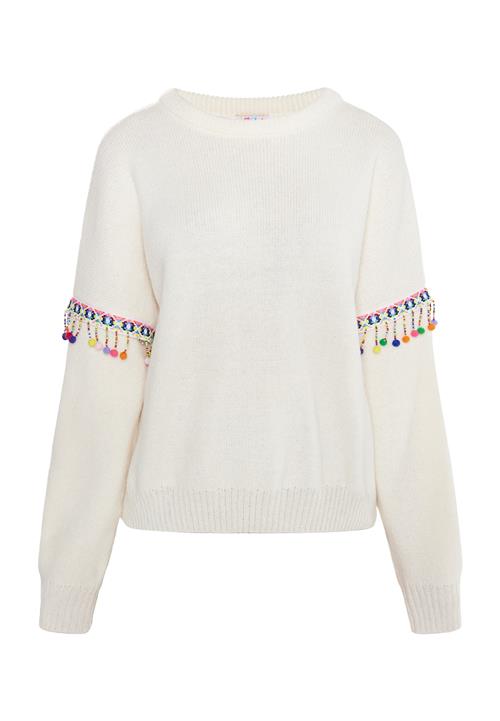IZIA Pullover 'Hoona'  blå / grøn / pink / uldhvid