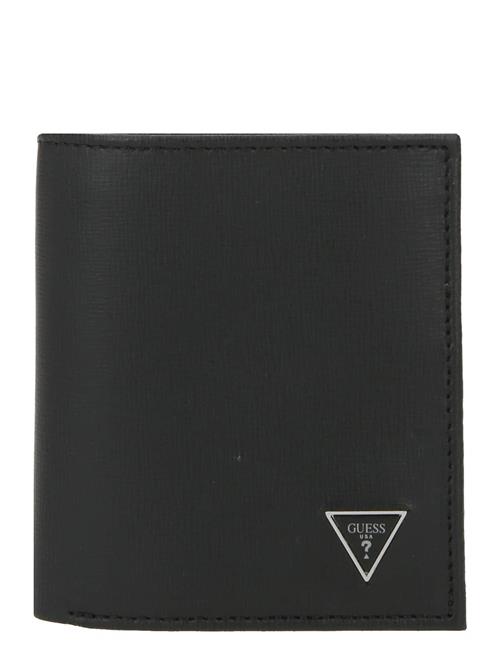 GUESS Tegnebog 'MITO SML BLD W C PKT'  sort / sølv