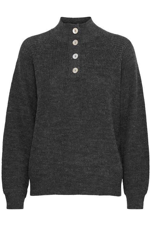 ICHI Pullover 'Novo'  grå-meleret