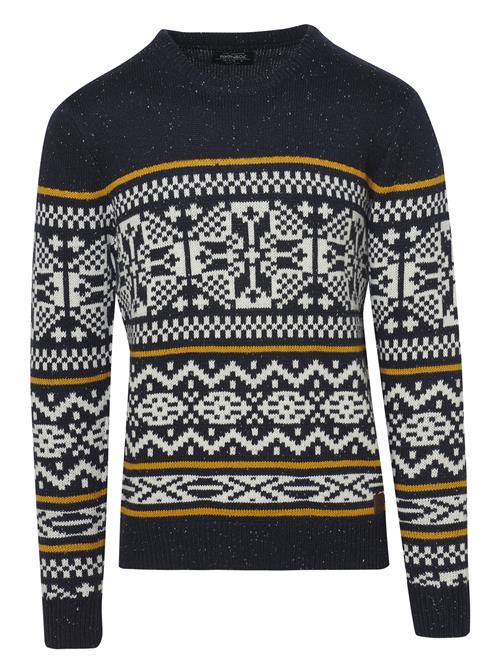 KOROSHI Pullover  navy / curry / hvid