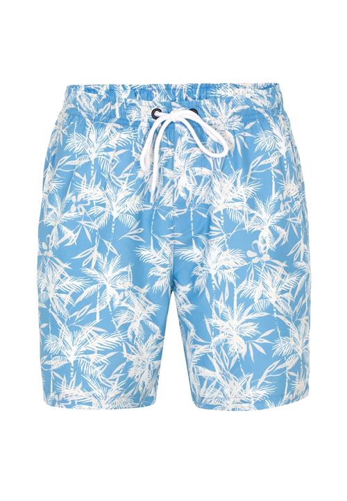 Jimmy Sanders Badeshorts  azur / hvid