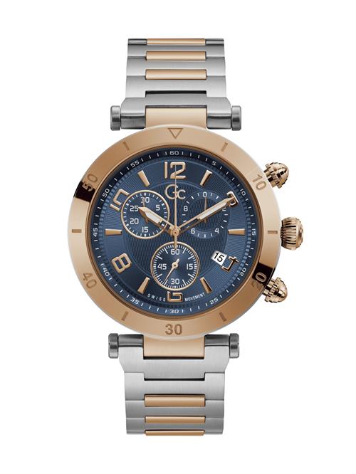 Gc Analogt ur 'PrimeClass'  navy / guld / sølv