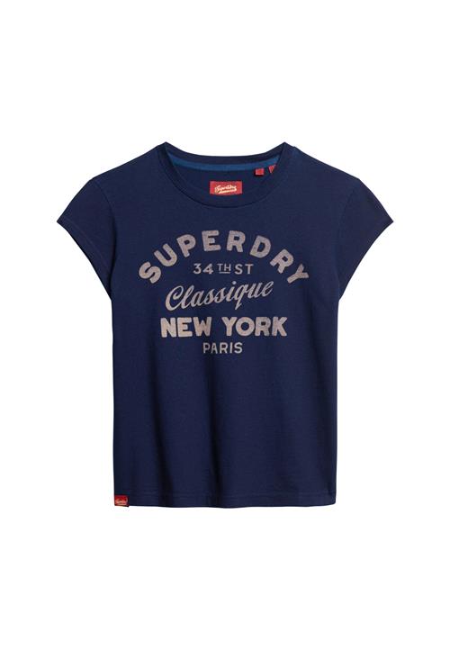 Superdry Shirts  navy / guld / greige