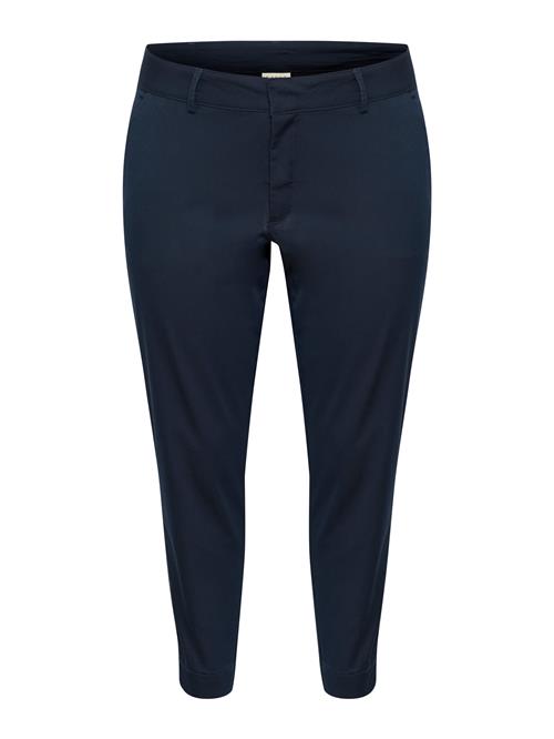 KAFFE CURVE Lærredsbukser 'KC Leana'  marin