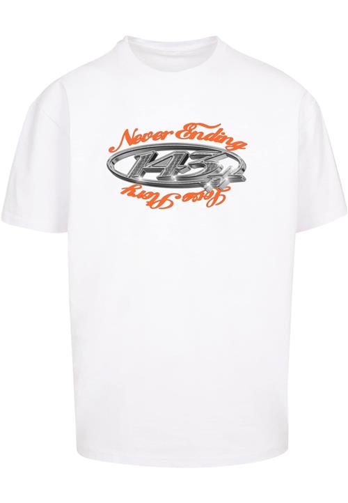 MT Upscale Bluser & t-shirts 'Never ending...'  grå / orange / sort / hvid