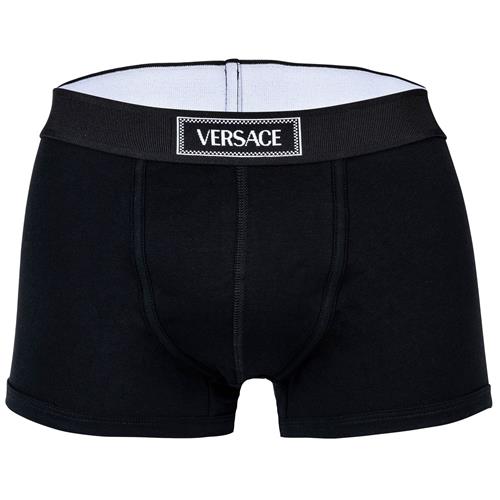 VERSACE Boksershorts  sort / hvid