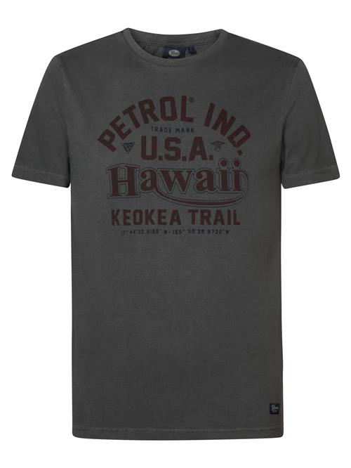 Petrol Industries Bluser & t-shirts 'Soothe'  mørkebrun / sort-meleret