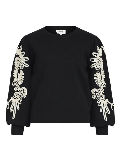 OBJECT Pullover 'JOANA'  sort / hvid