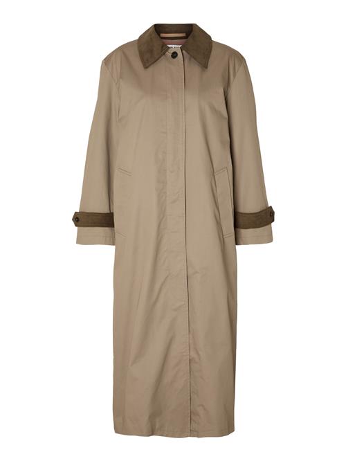 SELECTED Overgangsfrakke 'FASYA'  camel / khaki