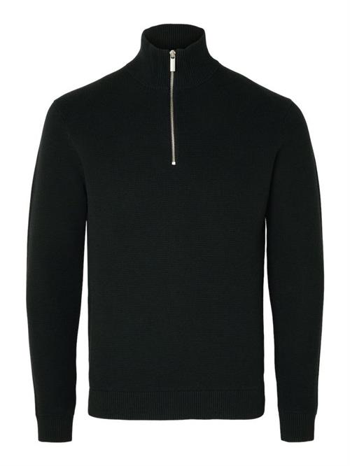 SLHDANE LS KNIT STRUCTURE HALF ZIP