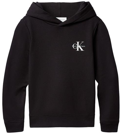 Calvin Klein Hættetrøje - Small Monogram - Sort