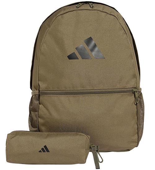 adidas Performance Rygsæk m. Penalhus - Olive Strata/Sort