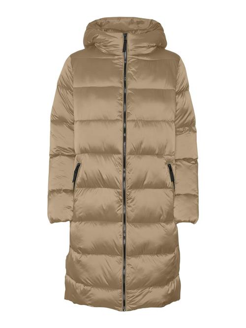 VERO MODA Vinterfrakke  mørkebeige