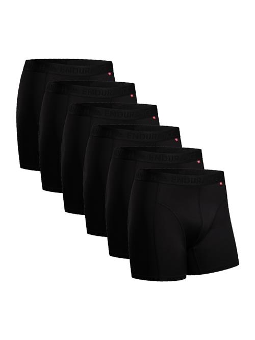 DANISH ENDURANCE Boksershorts 'Sports Trunks'  rød / sort