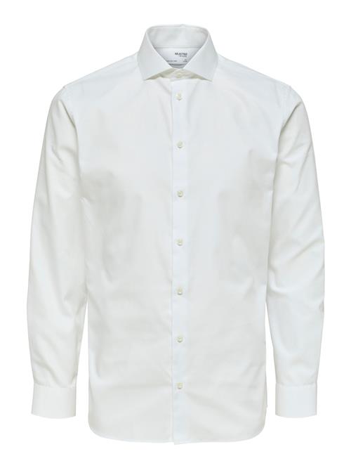 SELECTED Forretningsskjorte 'Ethan'  naturhvid