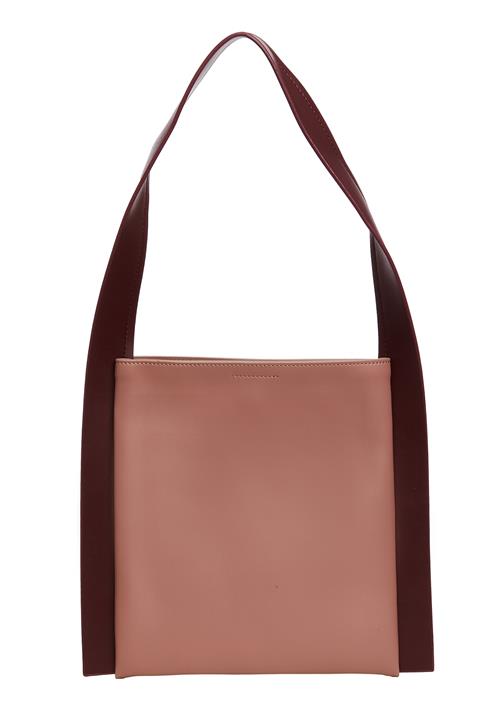FELIPA Skuldertaske  mørkebrun / gammelrosa