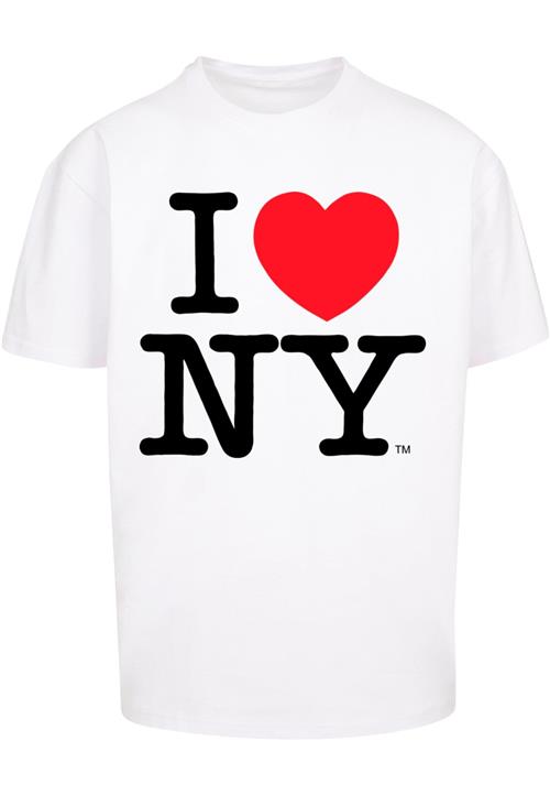 Merchcode Bluser & t-shirts 'I Love NY'  rød / sort / hvid