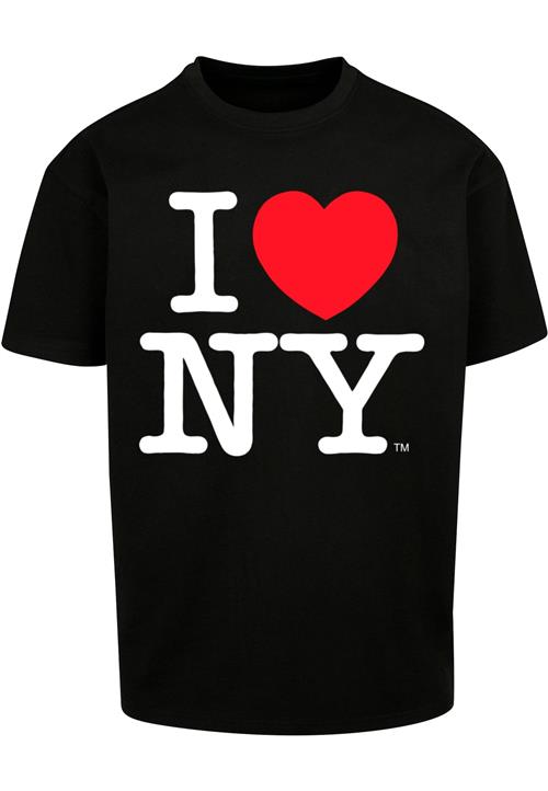 Merchcode Bluser & t-shirts ' I Love NY'  blodrød / sort / hvid