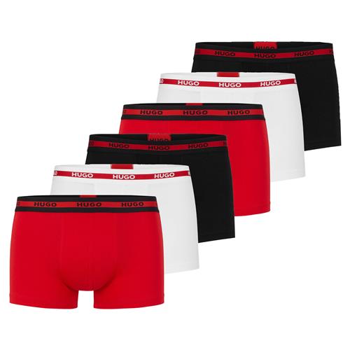 HUGO Boksershorts  rød / sort / hvid