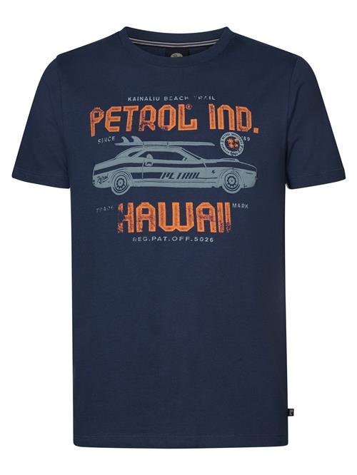 Petrol Industries Bluser & t-shirts 'Stroll'  marin / røgblå / orange