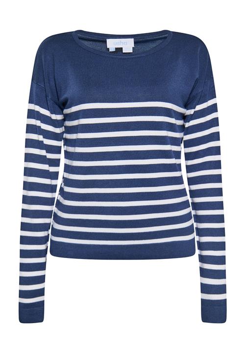 usha BLUE LABEL Pullover  marin / hvid