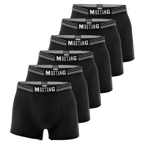 MUSTANG Boksershorts  sort / hvid