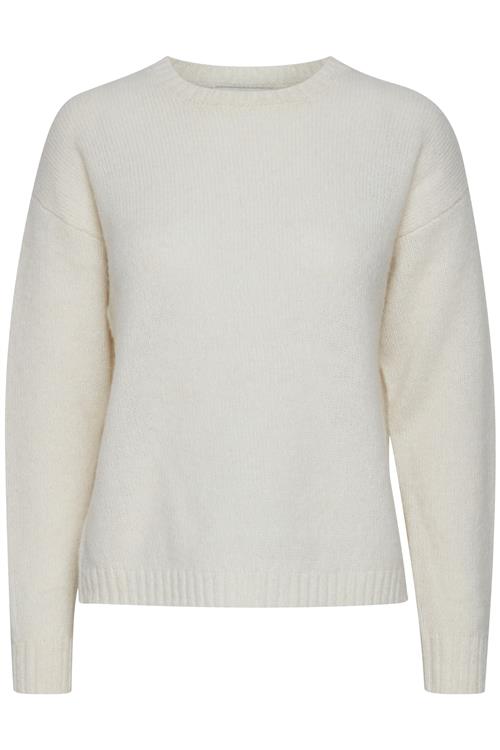 PULZ Jeans Pullover 'IRIS'  uldhvid