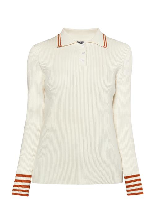 DreiMaster Maritim Pullover  orange / uldhvid
