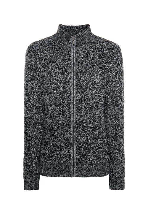 ICEBOUND Cardigan  sort / sort-meleret