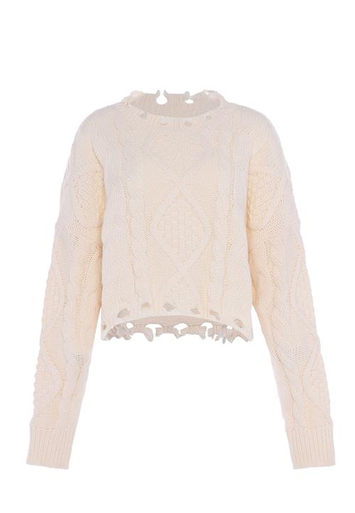 MYMO Pullover  uldhvid