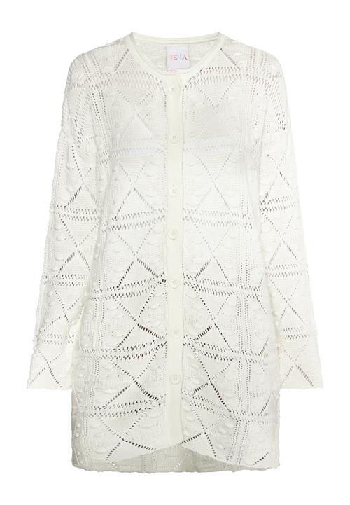 IZIA Cardigan 'Lomasi'  uldhvid