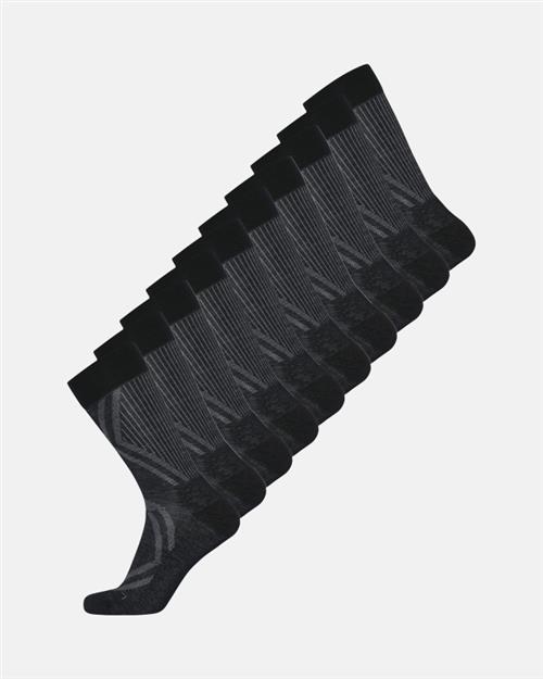 Strømper 10-pak | Økologisk uld | Sort